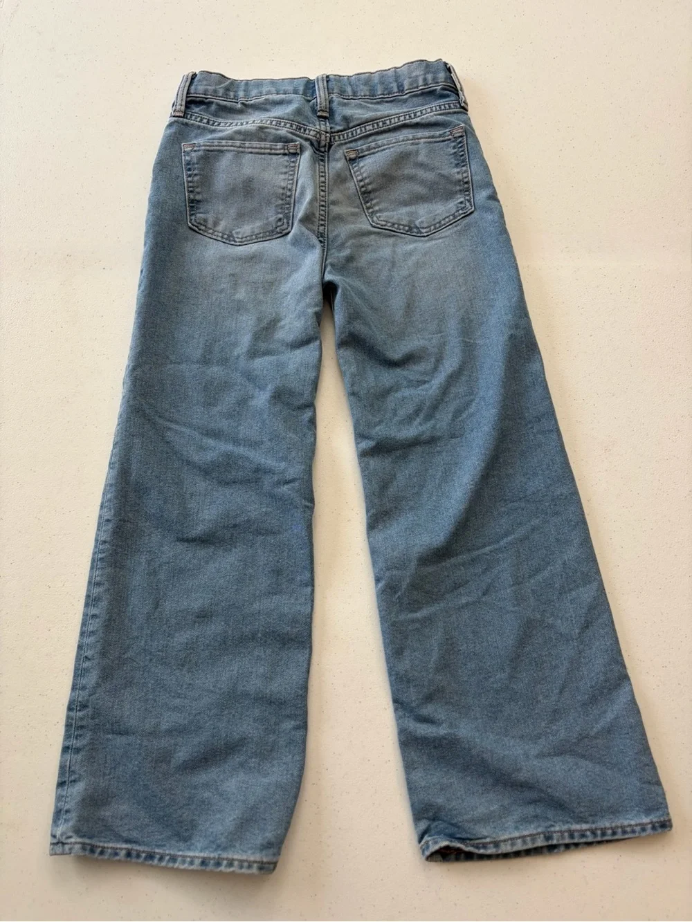 Old Navy Light Blue Wide-Leg Kids Jeans